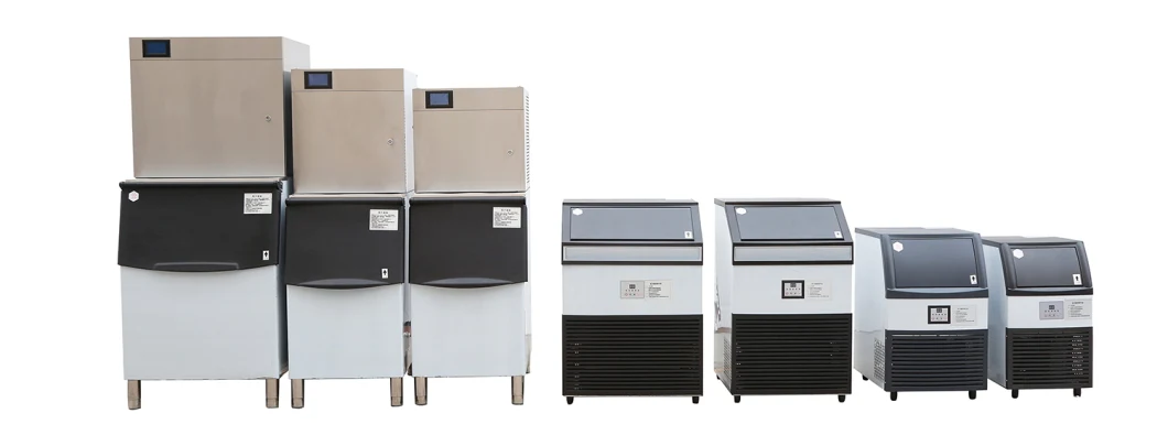 150kgs 200kgs 300kgs Large Capacity Ice Cube Machine Granular Ice Machine for Commercial Use with CE Certification